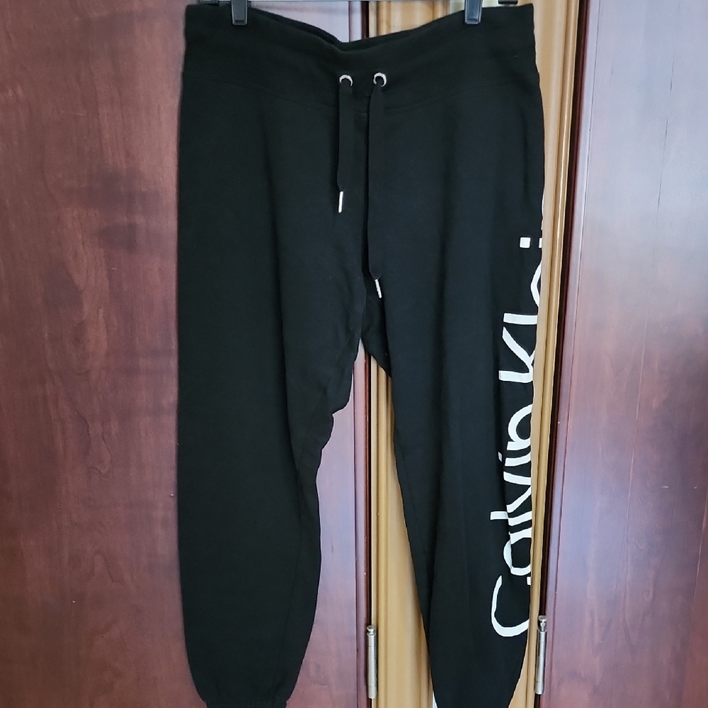 Calvin Klein Black Joggers with Logo